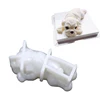 Cute Dog Silicone Molds Chocolate Fondant Molds,FangYuan 3D Puppy Dog Soap Molds Pomeranian Candle Moulds