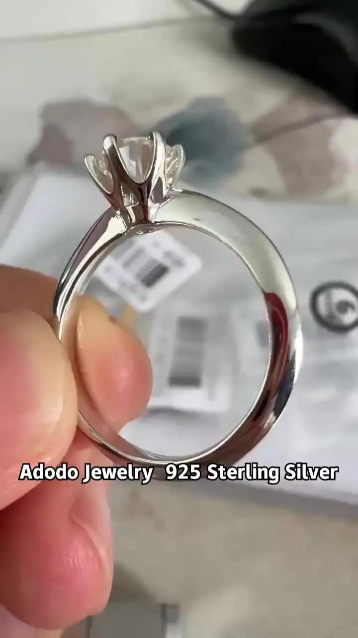 Factory Fine Jewelry Ladies' S925 Sterling Silver Classic Six