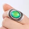 Antique Jewelry Gold Plated Big Mood Stone Color Change Rings