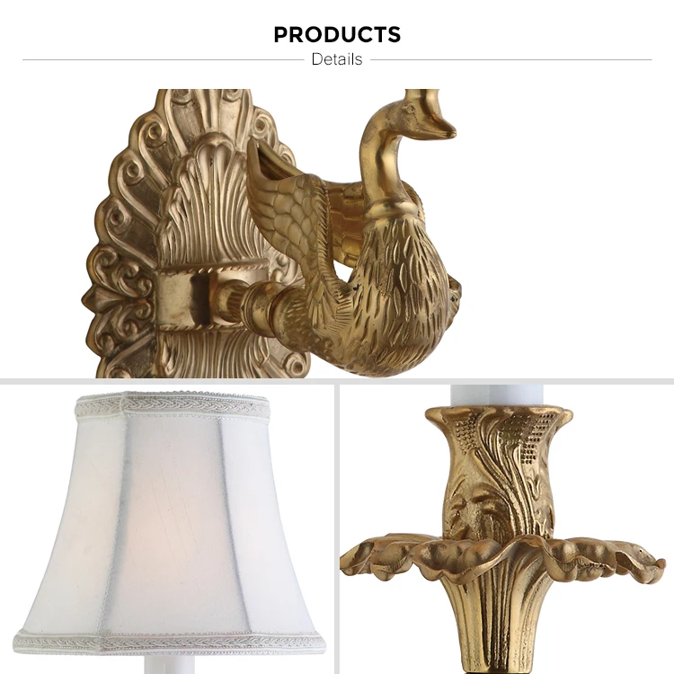 brass bird sconce wall light