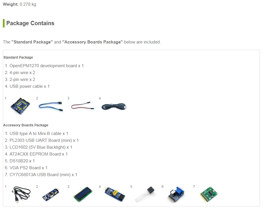 OpenEPM1270 Package A