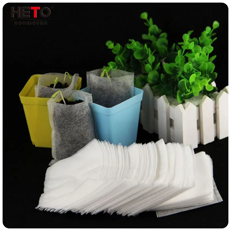 Biodegradable Seedling Bag Nonwoven Plant Grow Bag Factory Directly