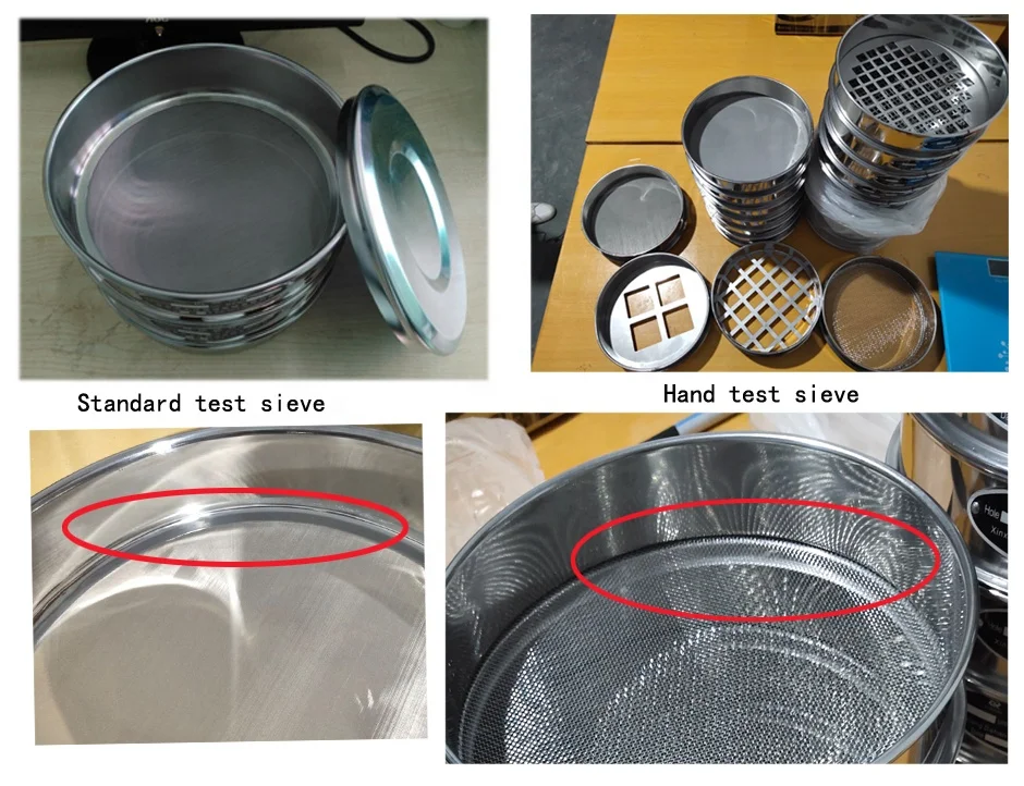 355 Um Test Sieve Shaker Laboratory Sieves Analysis Apparatus For Sand