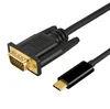 Hight quality Factory OEM Type C Thunderbolt 3 to VGA Video Adapter 1080P Full HD Resolution For MacBook Surface Chromebook Pixe