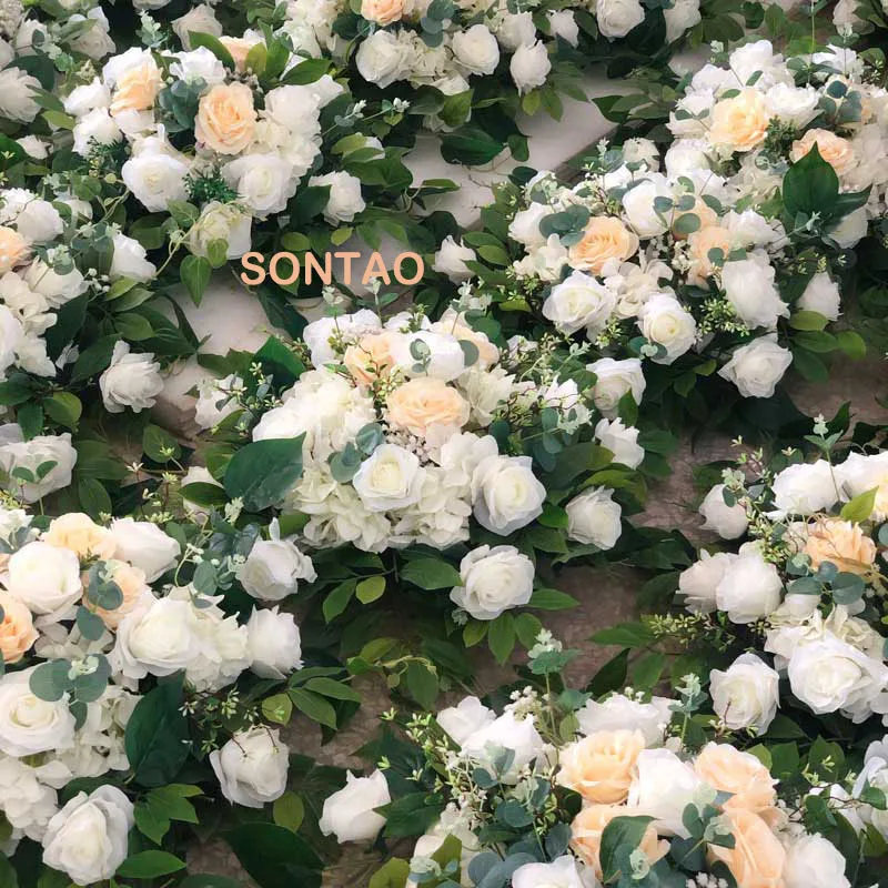 White Wedding Decorative Silk Real Touch Artificial Flower Cheap Bulk