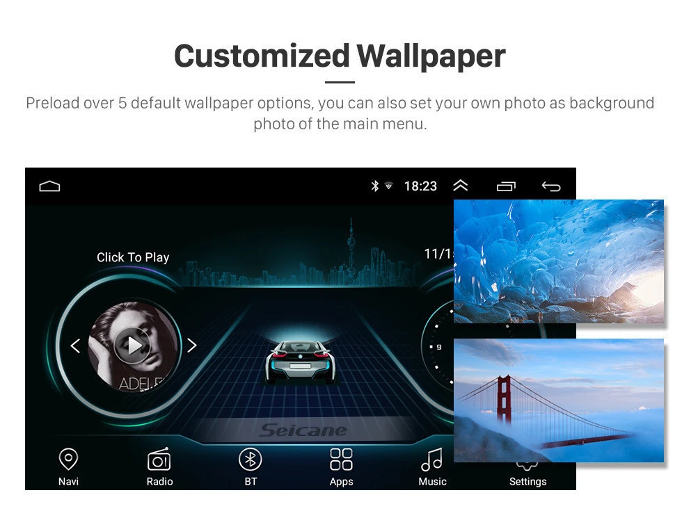 Android 11.0 9 inch for 2007 2008 2009-2012 Land Rover Freelander Radio Touchscreen GPS Navigation