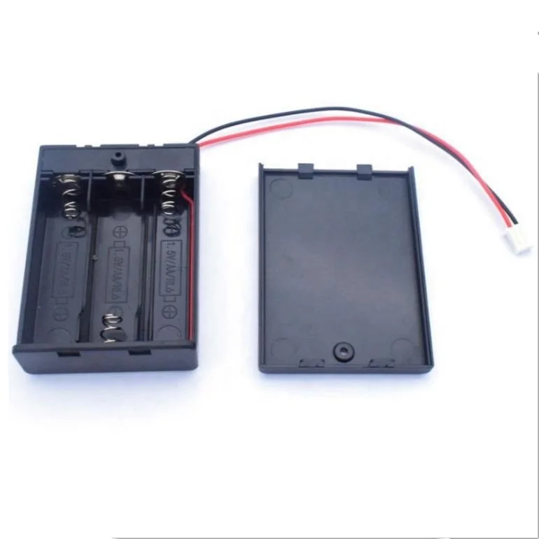3 slots aa battery box battery holder board with switch for 3xaa