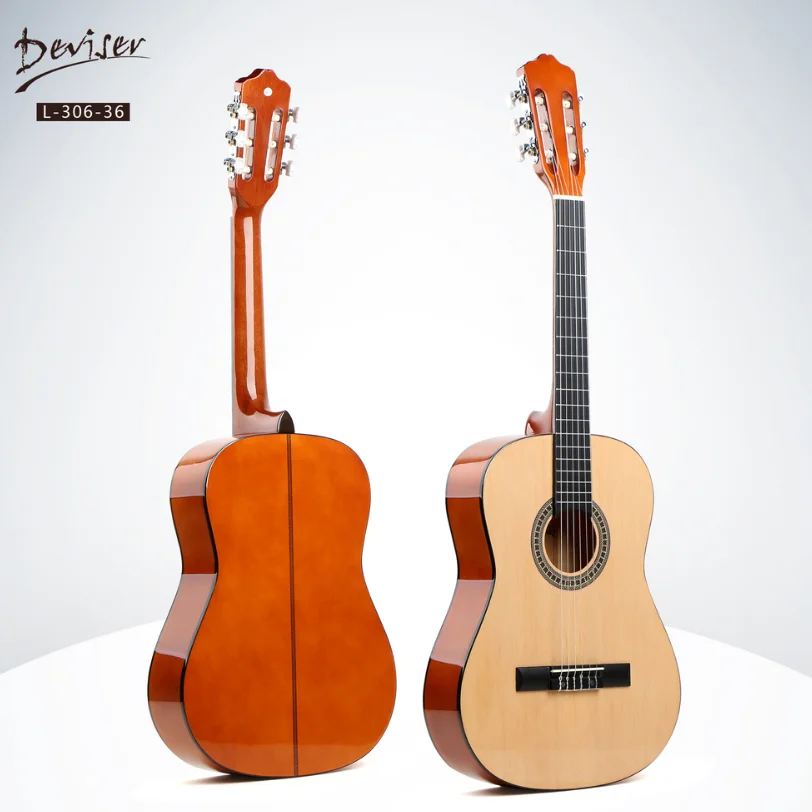 China Classic Guitar Electric Guitar With Pickup Linden Wood Guitar