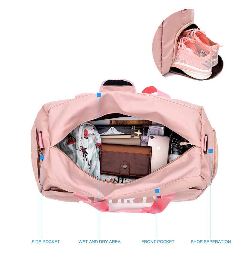 Oem Waterproof Sport Fitness Gym Duffle Bag Custom Logo Women Yoga Gym Bag Buy Drawstring Tote