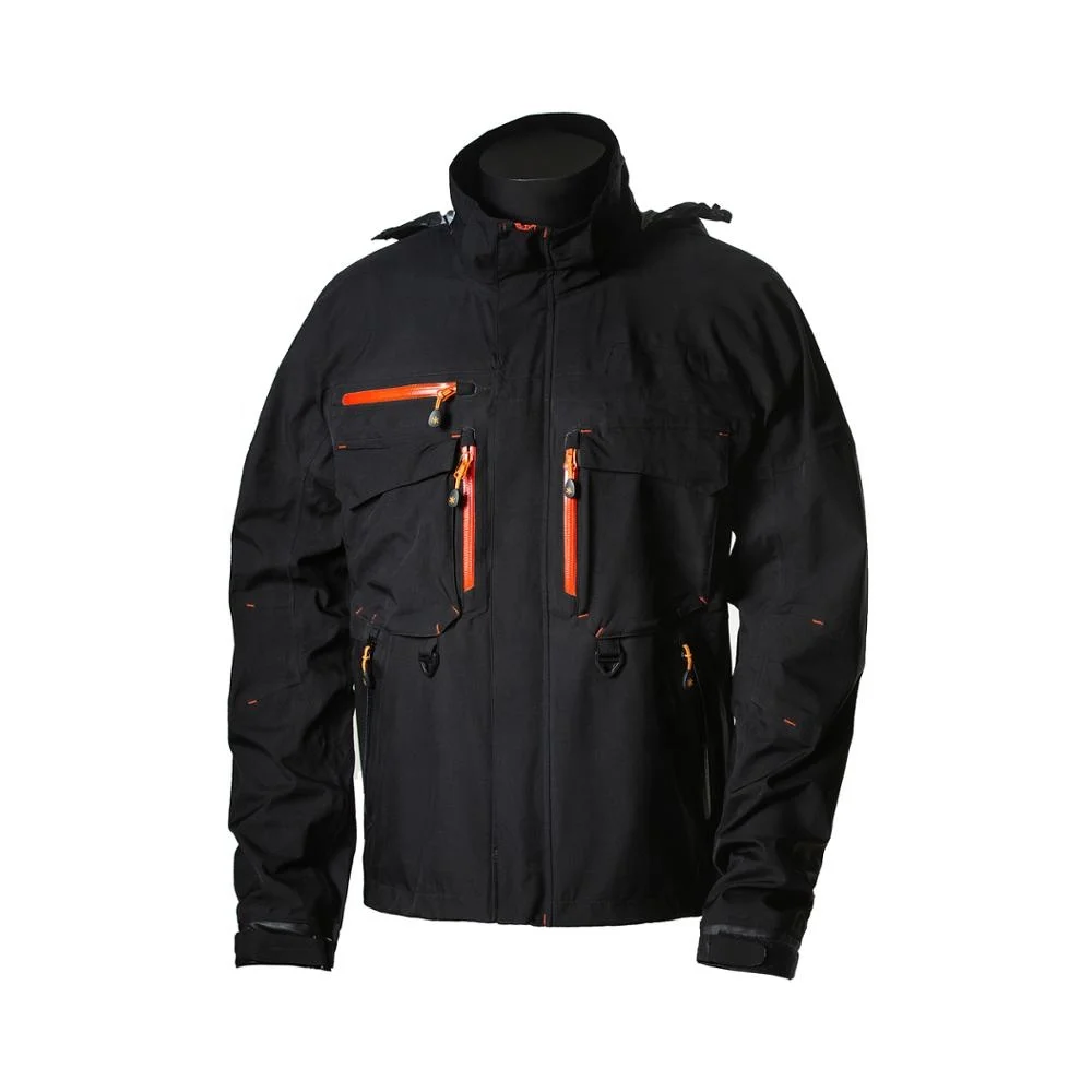
Mens Lightweight Waterproof Hooded Fishing Jacket 
