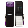 leather memo pad with calculator