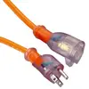 Xisheng 10/3 Heavy Duty 20Amp SJTW Contractor light socket Extension Cord with three pin plug Water Resistant Flexible Jacket