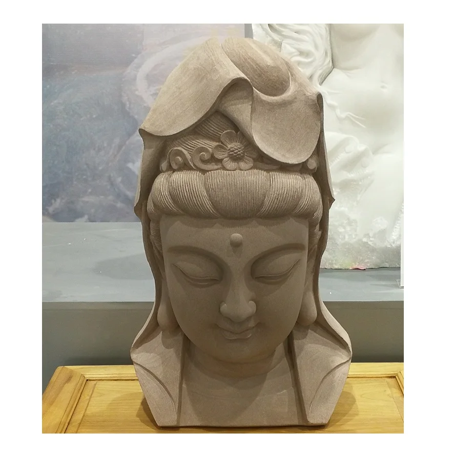 Natural Marble Stone Statue Head Bust Sculpture,Large Buddha Head Buy
