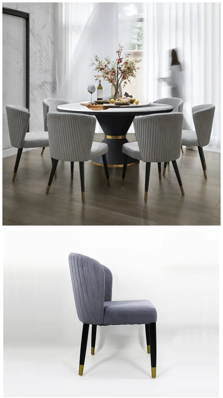 Nordic furniture is contracted languid is lazy Iron  Metal Dining Chair Sets