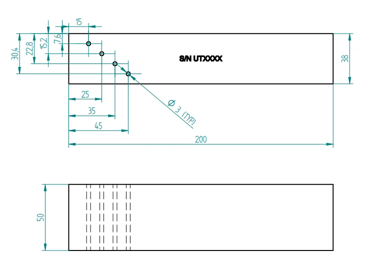 Dac Ultrasonic Calibration Test Block Buy Ultrasonic Test Block dac