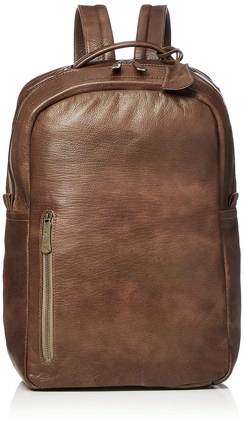 经典皮革商务背包笔记本电脑背包