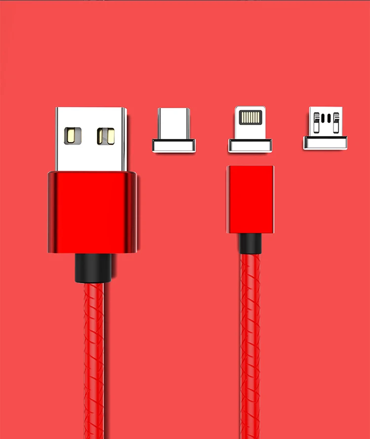 SIPU Fast Charger 3 In 1 Magnetic Charging Usb Cable - ANKUX.COM