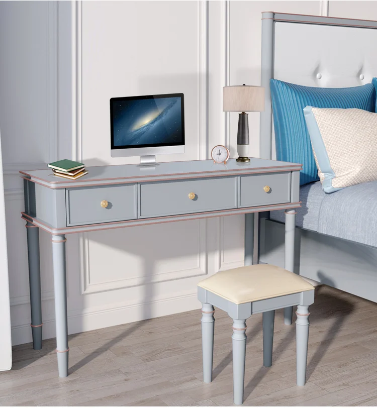 Office Furniture Simple Design Solid Wood Custom Size Study Desk Wooden Office Writing Table
