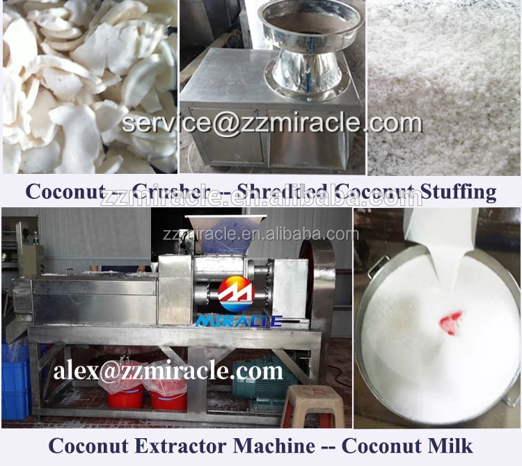 Stainless Steel Pneumatic Type Coconut Milk Extractor Machine With