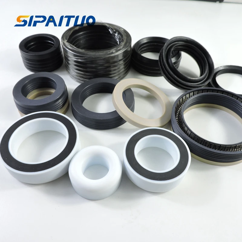 Nbr Rubber Fabric Reinforced Hydraulic V Ring Seal Set Vee Packing