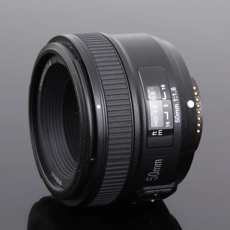 YONGNUO YN 50mm F1.8 Standard Prime Lens Large Aperture Auto Manual Focus AF MF for Nikon DSLR Cameras