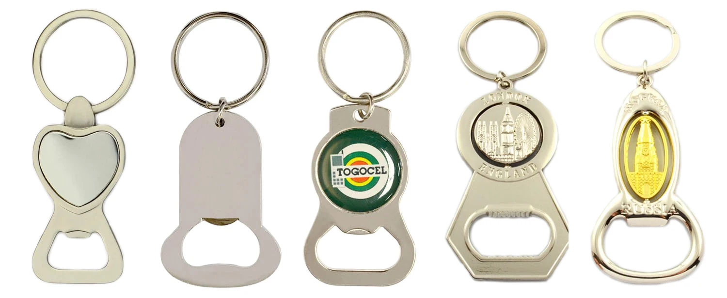 Custom Bottle Openers Flashlight Key Chain Carabiner Keychain Bottle