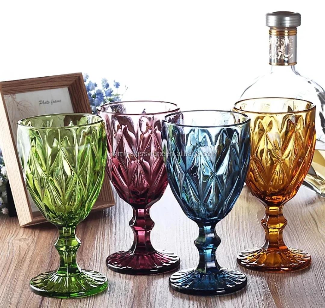 glass goblet set