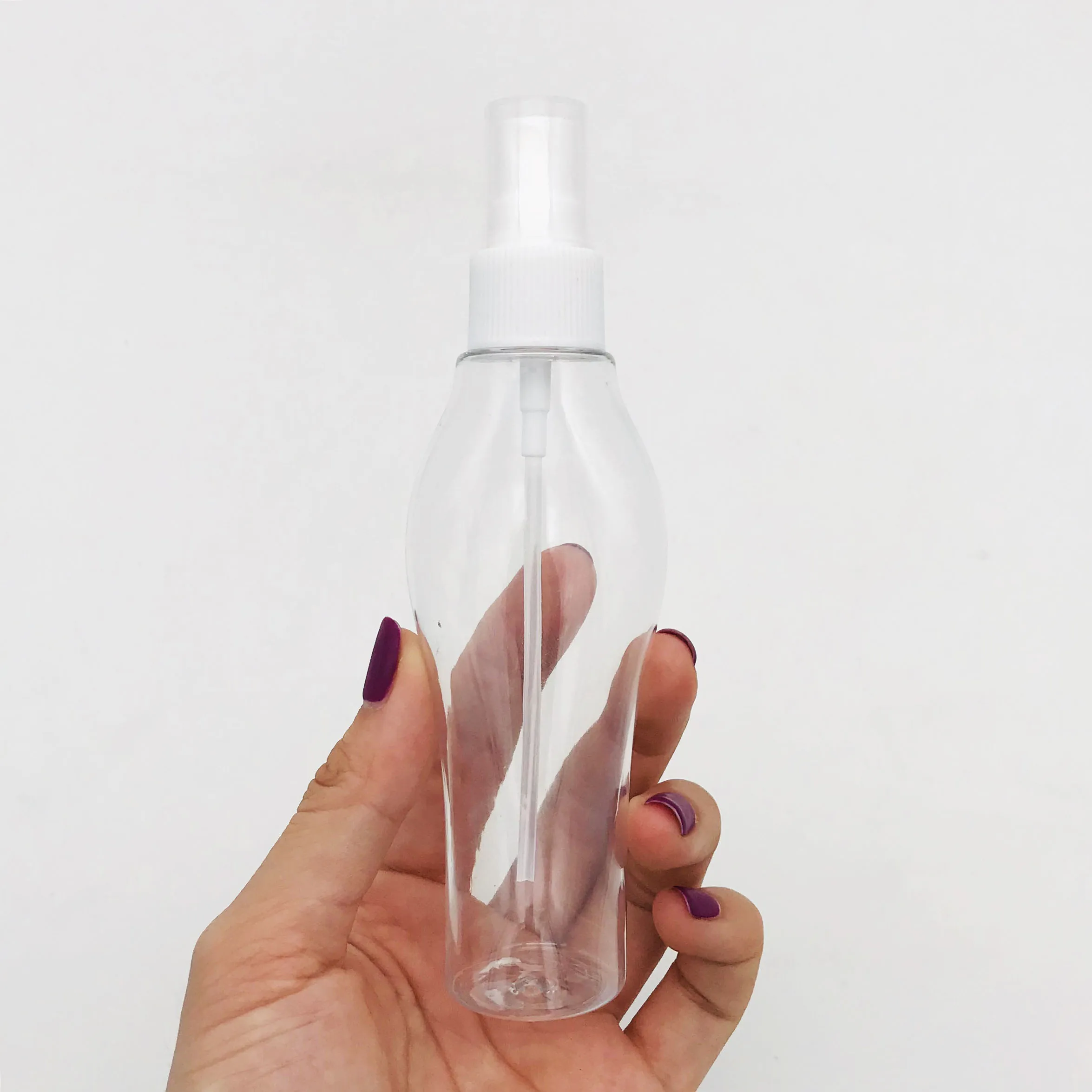 高品质60毫升pet酒精塑料化妆品包装细雾喷雾瓶带雾喷雾盖