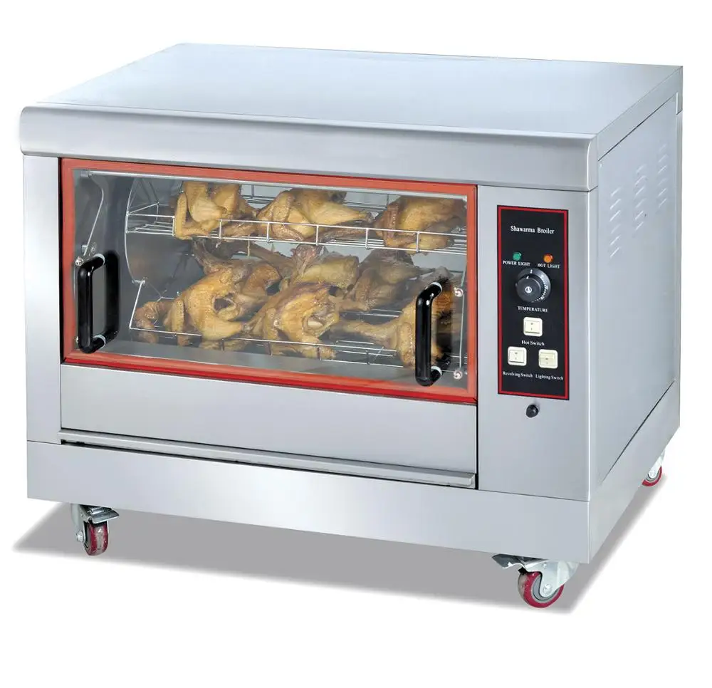 Supertise Kitchen Equipment Chicken Rotisserie 9 Rod Oven Chicken