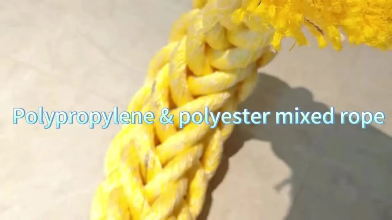 Factory Direct Sale Polyester Polypropylene Rope Heavy Duty 52mm