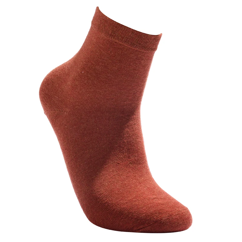 
High Quality Women Socks 100% Cotton Plain Color Design Colorful Soft Casual Knitting Logo Personalized Anti (6488-2) 