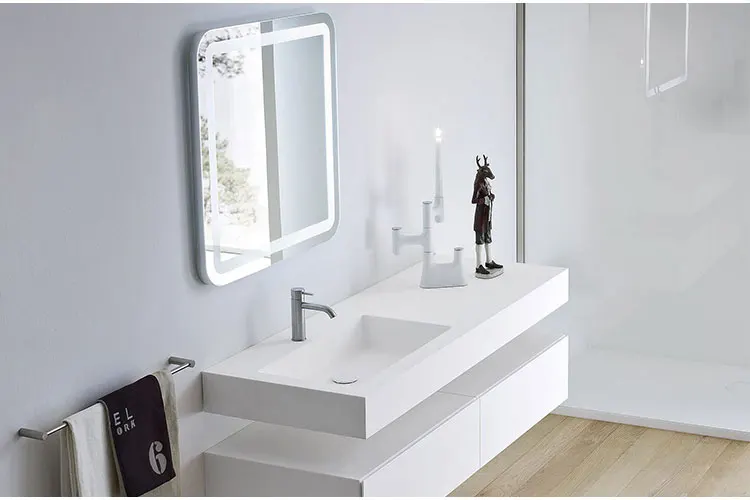 Bathroom cabinet combination set simple modern floor cabinet bathroom mirror cabinet