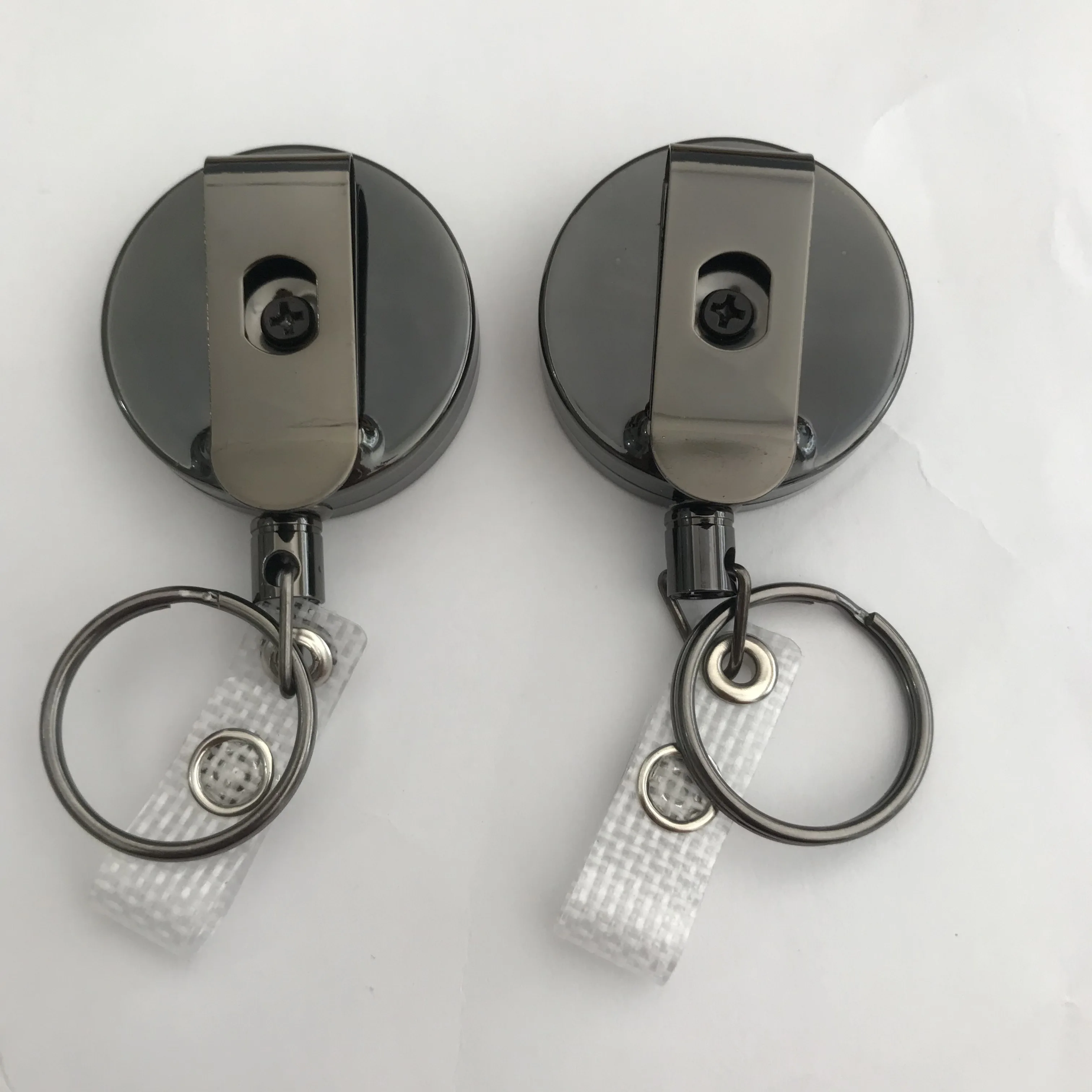 2 Set Hot Sell In Amazon Heavy Duty Retractable Id Badge Holder With