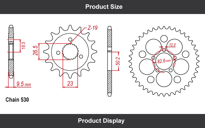 530 Chain And Sprocket Kit Spare Parts Motorcycle For Harley Xlh883 Xlh1200 Buy 530 Chain And