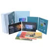 Customized Creative 2.4/ 4.3/5 / 7 Inch LCD Display A4 Video Brochure A5 Digital Greeting Card for Brand Business Marketing