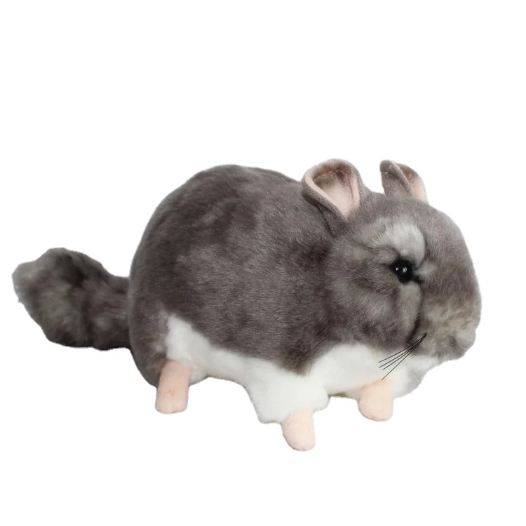 realistic chinchilla stuffed animal
