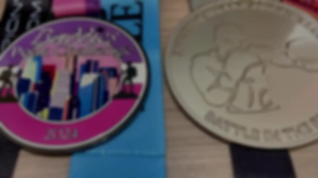 Marathon Running Finisher 5K Fun Run Medal Metal Zinc Alloy Custom