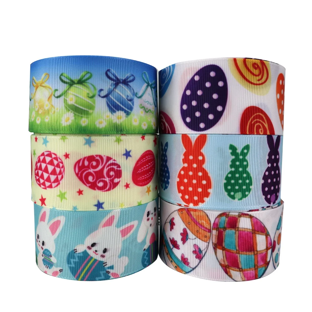 38mm Grosgrain Ribbon Printing Easter Wired Easter Ribbon Buy Wired