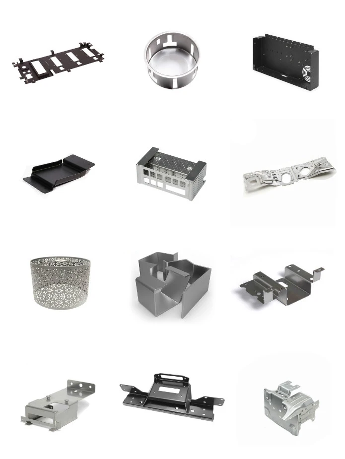 Custom Black Sheet Metal Stamping And Bending Laser Cutting Or Welding Galvanized Sheet Metal Fabrication