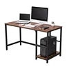 VASAGLE Wholesalecommercial Metal Frame Rustic Brown Luxury Wooden Work Desk Cheap Corner Computer Desk Tower Computer Desk