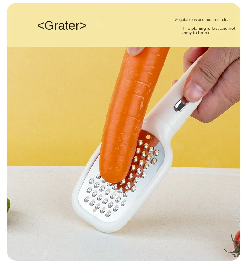 product 7 piece stainless steel manual mixing egg beater set cross border kitchen utensils with pp plastic gadgets for baking  cooking-12