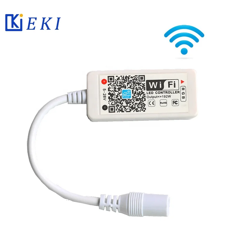 12V-24V wifi led Controller IR remote 5050 RGB Led Strip Light High Quality smart Led ControllerMini Rgb Led Controller