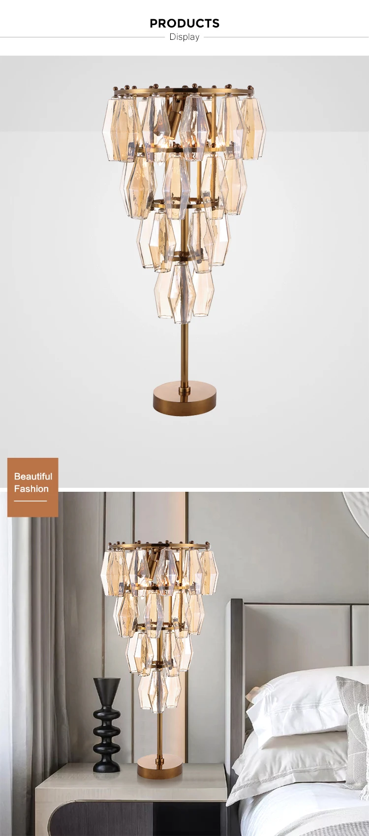 design modern living room table lamp