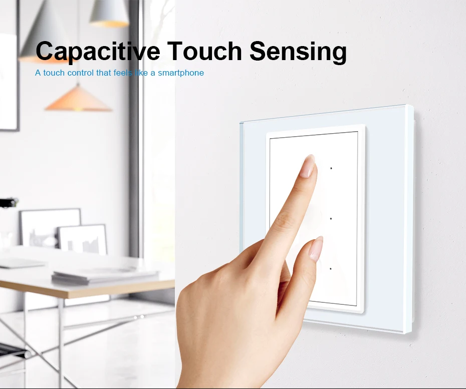 Livolo UK Smart Alexa Google Home Automation System 1 Gang Zigbee Touch Module Wall Switch - ANKUX.COM