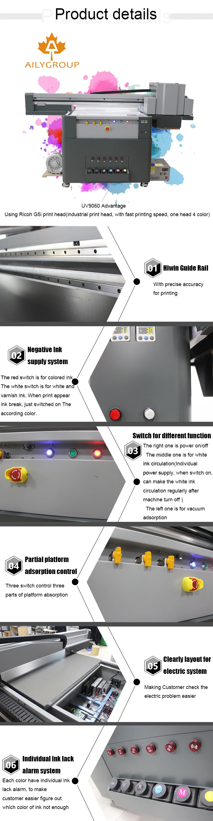 Aily Group Uv Printer Mesin For Mobile Phone Case