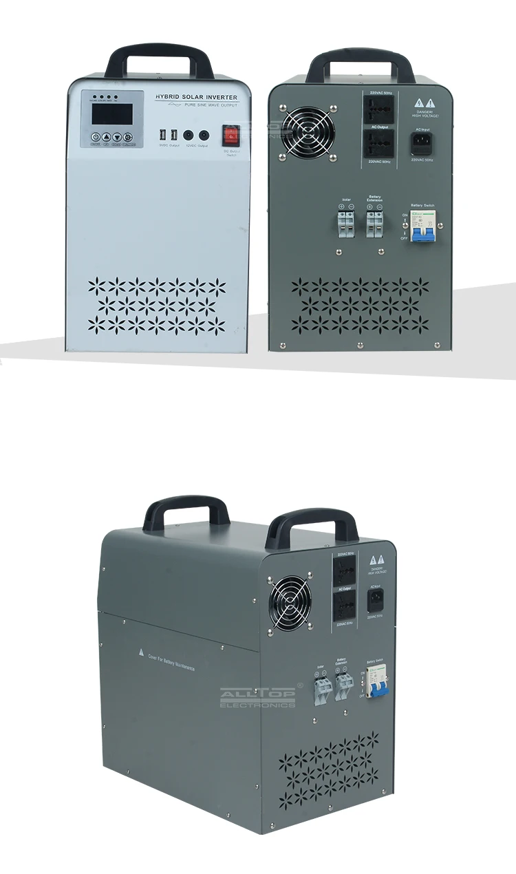 ALLTOP High frequency sine wave inverter 1kw 2kw 3kw 5kw 6kw solar power system with home