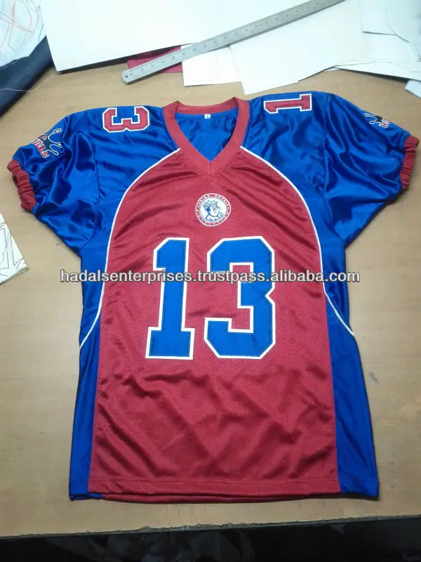 China Wholesale Cheap Custom Adult Youth American Football Shirts  (ELTAFJ-72) - China Cheap Custom American Football Shirts and Adult Youth  American Football Uniforms price