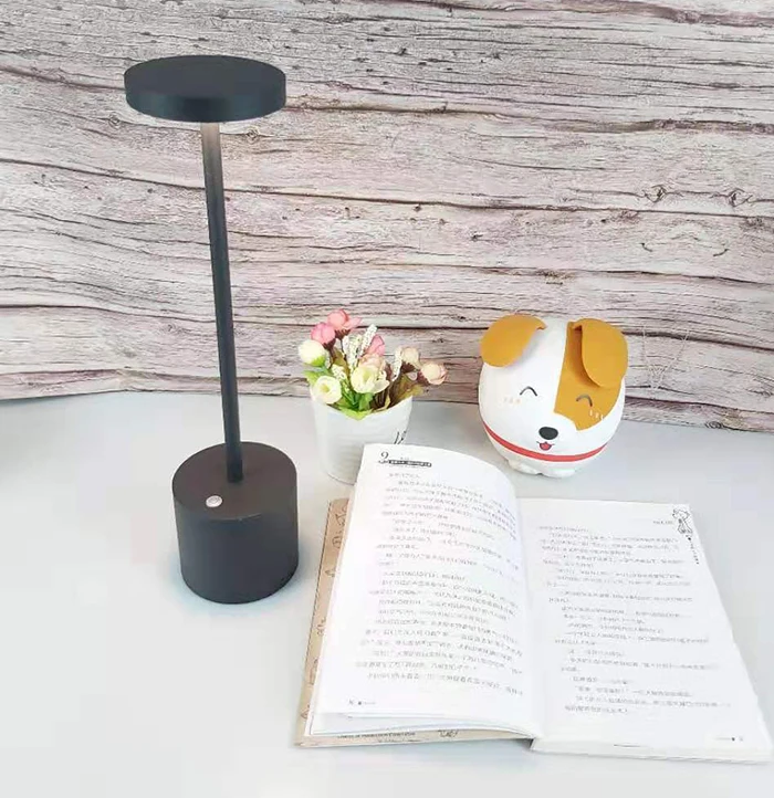 Wholesale Home Office restaurant decorative desk light USB Port study read modern rechargeable table lamp with led light