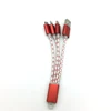 Rechargeable colorful nylon braided multi-functional phone 3 in 1 nylon usb cable