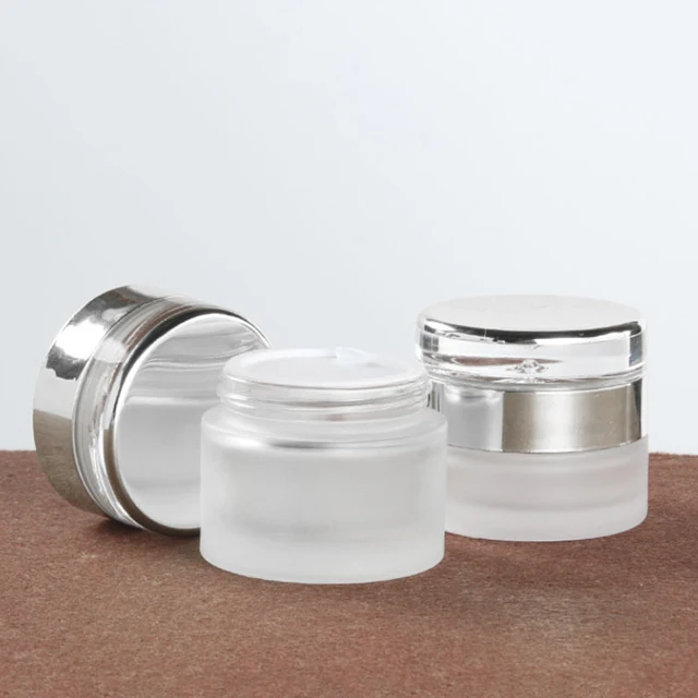 Hengjian Stocked 20ml 30ml 40ml 60ml 80ml 100ml 120ml Frosted Glass Cosmetic Perfume Spray Pump Bottle With Silver Cap